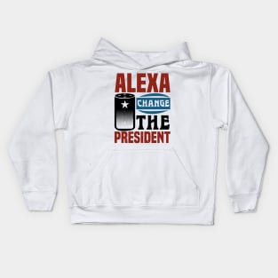 Alexa Change The President Kids Hoodie